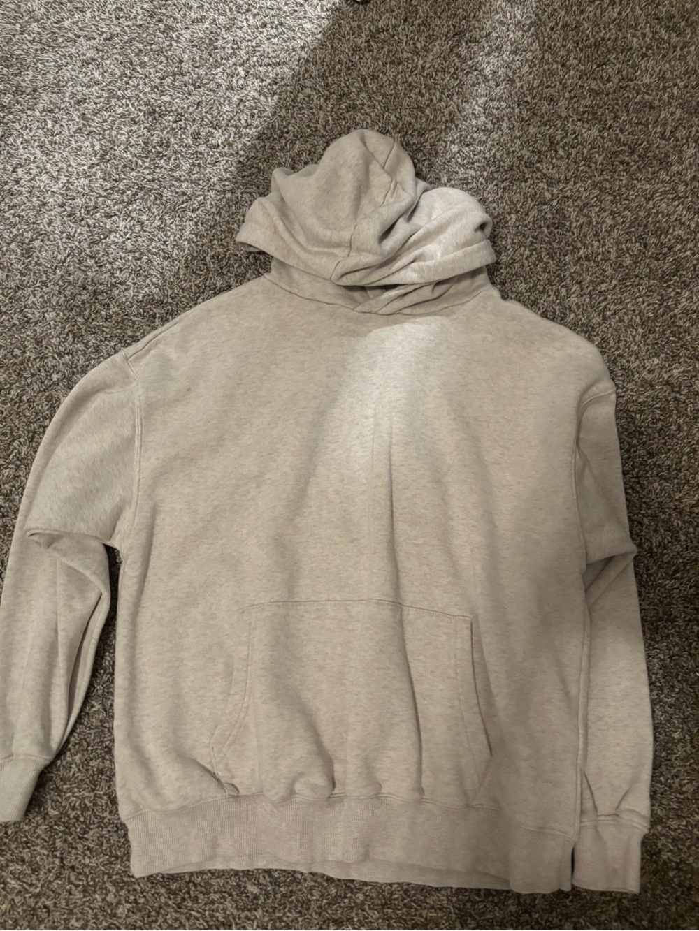 Cotton On Men's Light Heather Gray Crewneck Hoodie